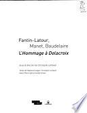 Fantin-Latour, Manet, Baudelaire
