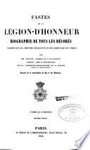 Fastes de la Légion-d'honneur