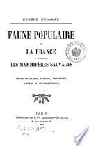 Faune populaire de la France