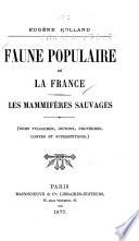 Faune populaire de la France ...