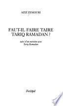 Faut-il faire taire Tariq Ramadan?