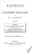 Fauteuils de l'Académie française