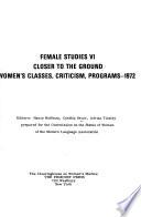 Female Studies