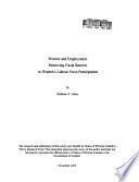 Femmes Et L'emploi