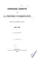 Ferdinand Christin et la princesse Tourkestanow