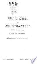 Feu Lionel; Les Doigts de fée; Les Trois Maupin