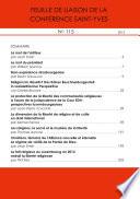 Feuille de liaison de la Conférence Saint-Yves