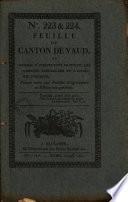 Feuille du Canton de Vaud