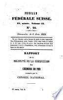 Feuille fédérale suisse