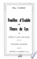 Feuilles d'érable et fleurs de lys