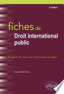 Fiches de Droit international public - 3e édition