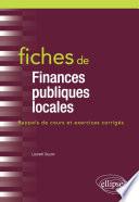 Fiches de Finances publiques locales