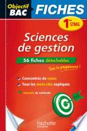 Fiches Sciences de gestion 1re STMG