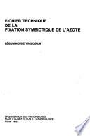 Fichier technique de la fixation symbiotique de l'azote