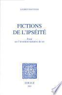 Fictions de l'ipséité