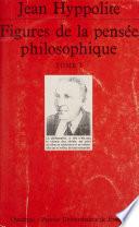 Figures de la pensée philosophique (1)