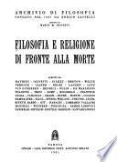 Filosofia e religione di fronte alla morte