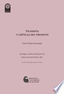 Livre Filosofía y crítica del presente