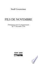 Fils de novembre
