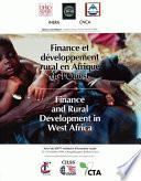 Finance et développement rural en Afrique de l'Ouest / Finance and Rural Development in West Africa