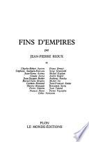 Fins d'empires