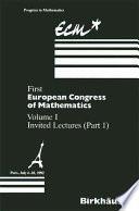 First European Congress of Mathematics