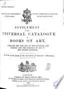 First Proofs of the Universal Catalogue of Books on Art,.