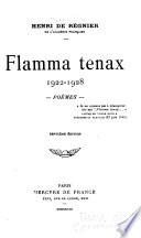 Flamma tenax, 1922-1928