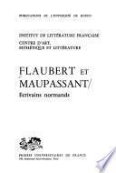 Flaubert et Maupassant