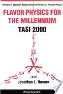 Flavor Physics for the Millennium