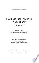 Florilegium morale Oxoniense