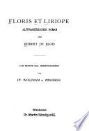 Floris et Liriope, altranzösischer roman des Robert de Blois