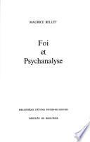 Foi et psychanalyse