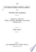 Folk-lore de l'Ille-et-Vilaine, de la vie à la mort ...