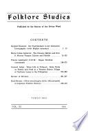 Folklore Studies