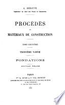 Fondations. 1 v. and atlas