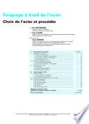 Forgeage a Froid de l'acier
