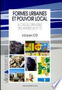 Formes urbaines et pouvoir local