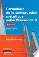 Formulaire de la construction métallique selon l'Eurocode 3