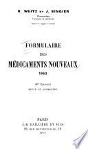 Formulaire des médicaments nouveaux ...