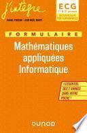 Formulaire Mathématiques appliquées Informatique ECG 1 & 2