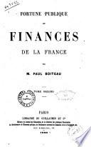 Fortune publique et finances de la France par Paul Boiteau