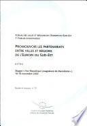 Forum des villes et regions de l'Europe du Sud-Est 7e forum économique promouvoir les partenariats entre villes et regions de l'Europe du Sud-Est