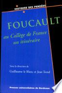 Foucault au Collège de France