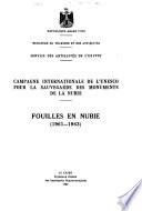 Fouilles en Nubie (1961-1963)