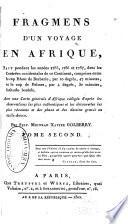 Fragmens d'un voyage en Afrique
