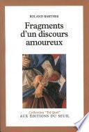 Fragments d'un discours amoureux