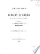 Fragments inédits de Romboudt de Doppere