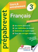 Français 3e - Prépabrevet Cours & entraînement