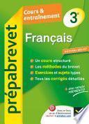 Français 3e - Prépabrevet Cours & entraînement